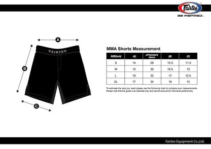 Fairtex MMA Shorts Warrior in a Garden