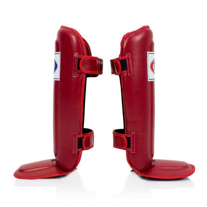 Fairtex compact Shinguards Red