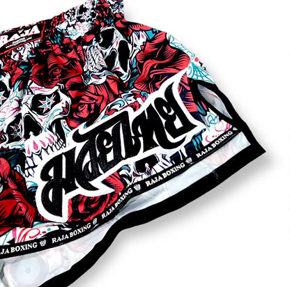 Raja Shorts Rose Skull