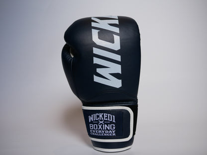 Wicked1 Training Gloves (PU) Navy/White