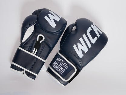 Wicked1 Training Gloves (PU) Navy/White