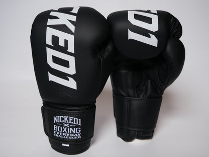 Wicked1 Training Gloves (PU) Black/White