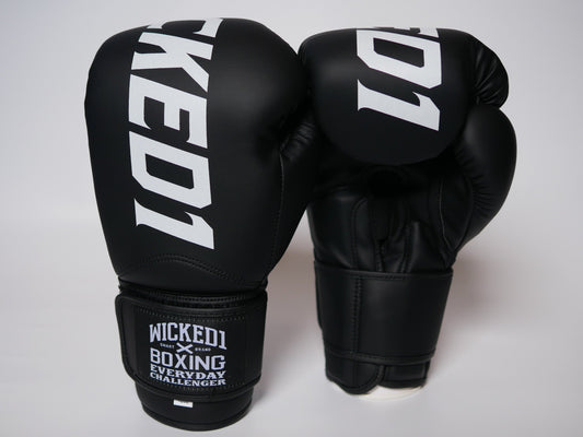 Wicked1 Training Gloves (PU) Black/White