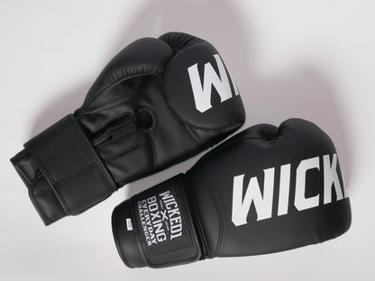 Wicked1 Training Gloves (PU) Black/White