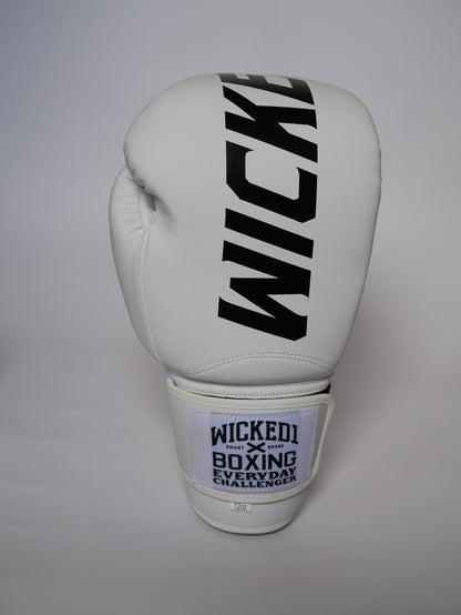 Wicked1 Training Gloves (PU) White/Black