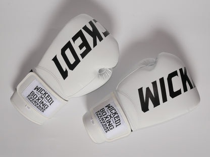 Wicked1 Training Gloves (PU) White/Black
