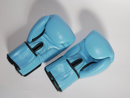 Windy Boxing Gloves Lace Velcro Light Blue