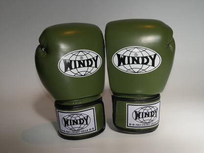 Windy Boxing Gloves Velcro Olive