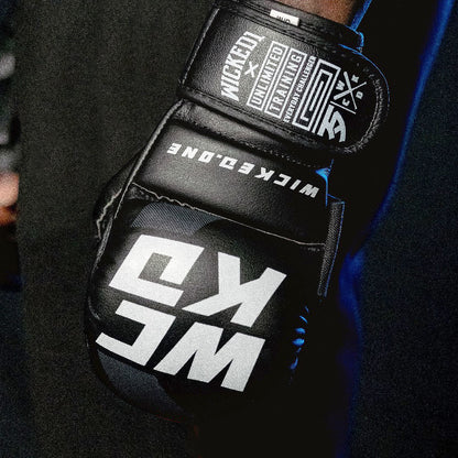 Wicked1 MMA Gloves (PU) KRUZ Black