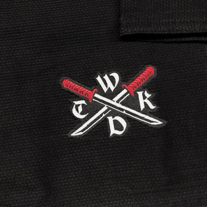 Wicked1 Kimono SAMURAI Black
