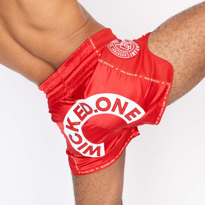 Wicked1 MUAY THAI SHORT HERD RED