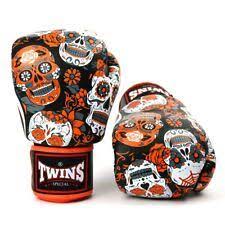 Twins Special GLOVES FBGVL3-53 SKULL ORANGE/BLACK