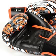 Twins Special GLOVES FBGVL3-53 SKULL ORANGE/BLACK
