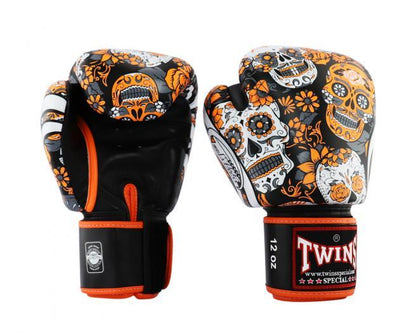 Twins Special GLOVES FBGVL3-53 SKULL ORANGE/BLACK