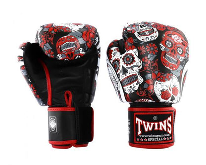 Twins Special GLOVES FBGVL3-53 SKULL RED/BLACK